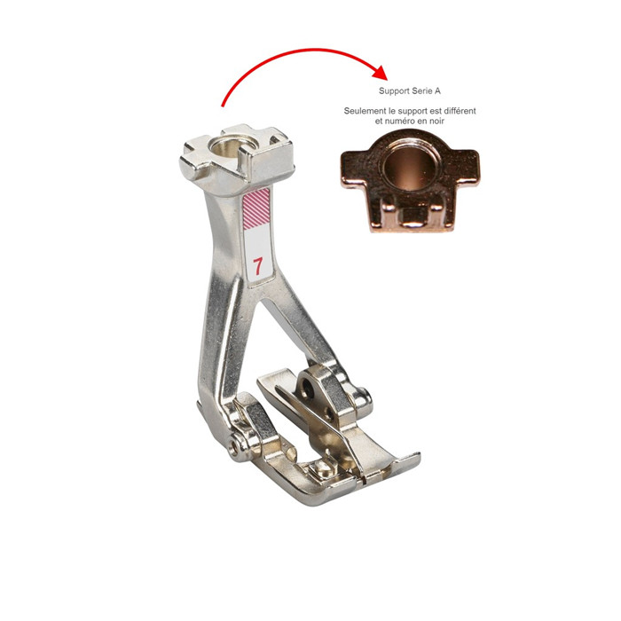 Pied 07 à flocher, frange, marqueur (ANCIEN) Pied 07 à flocher, frange, marqueur (ANCIEN)