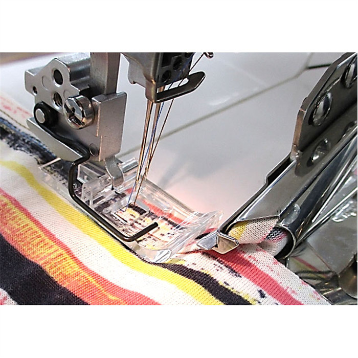 Pied cover transparent court avec guide Pied cover transparent court avec guide