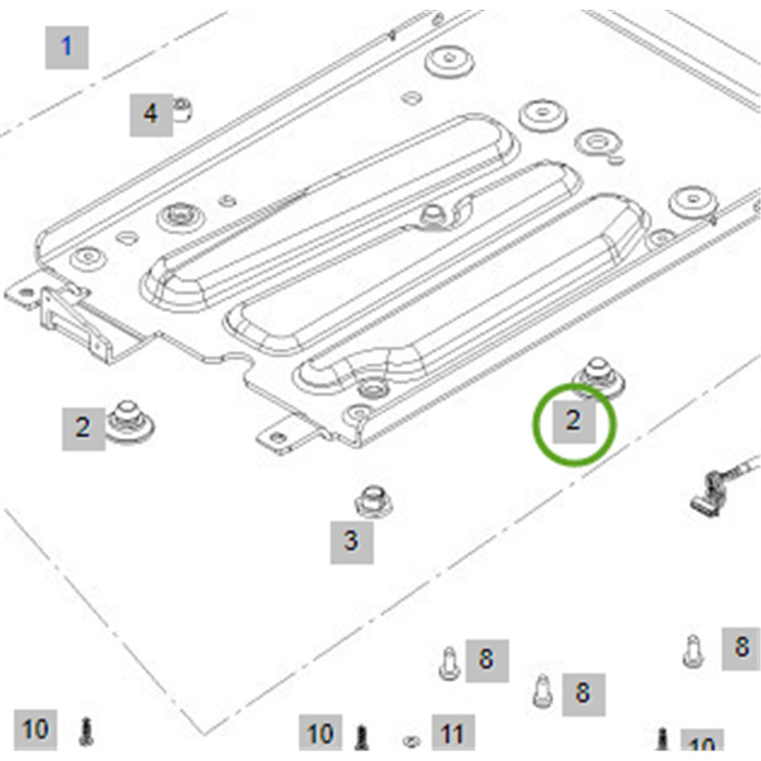 Pied en caoutchouc Bernina Série 4,5,7,8 Pied en caoutchouc Bernina Série 4,5,7,8