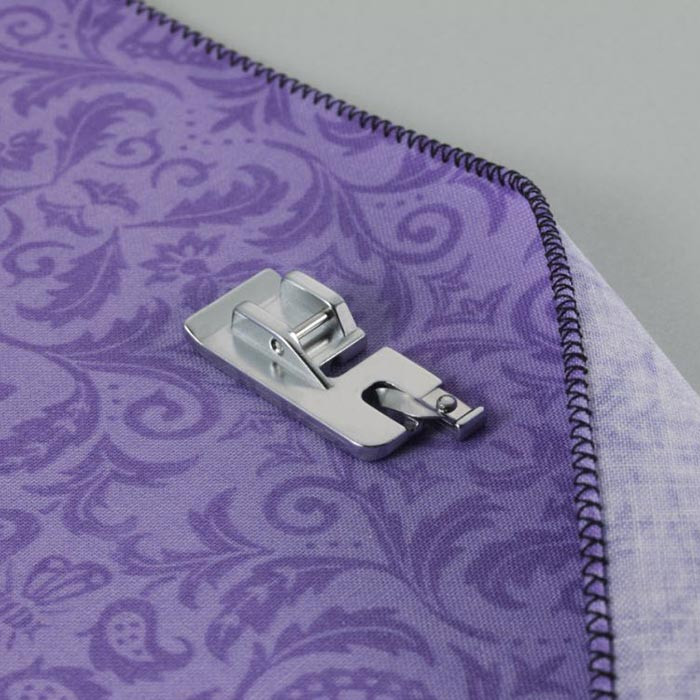 Pied ourleur plat picot, tricot 2mm Pied ourleur plat picot, tricot 2mm