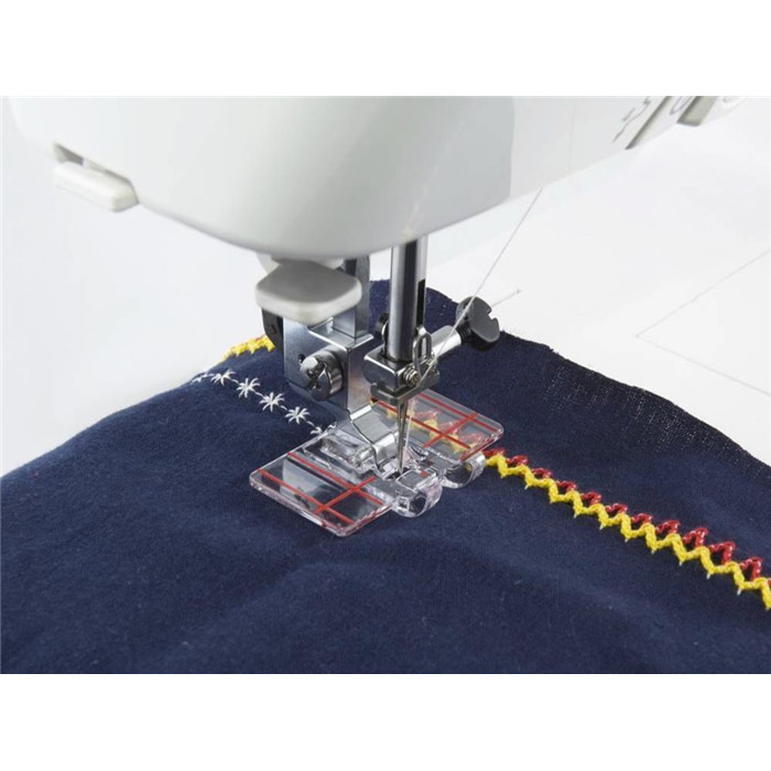 Pied satin, application avec guide 9mm Pied satin, application avec guide 9mm