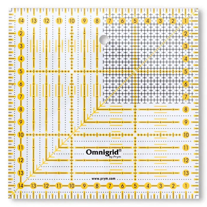 Règle patchwork Omnigrid 15 x 15 cm Règle patchwork Omnigrid 15 x 15 cm