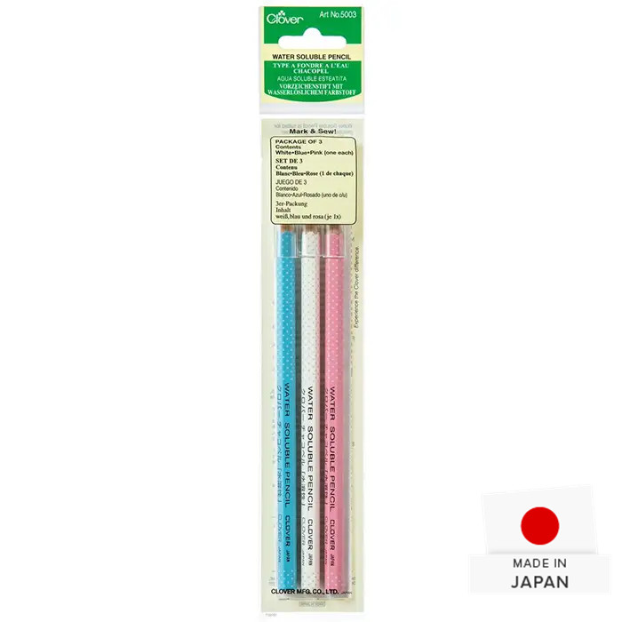 Set de 3 crayons effaçables à l'eau Clover Set de 3 crayons effaçables à l'eau Clover