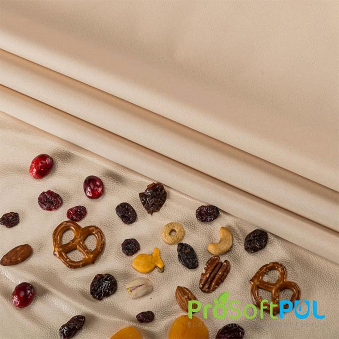 Tissu PUL FoodSAFE beige 145cm par 25cm Tissu PUL FoodSAFE beige 145cm par 25cm