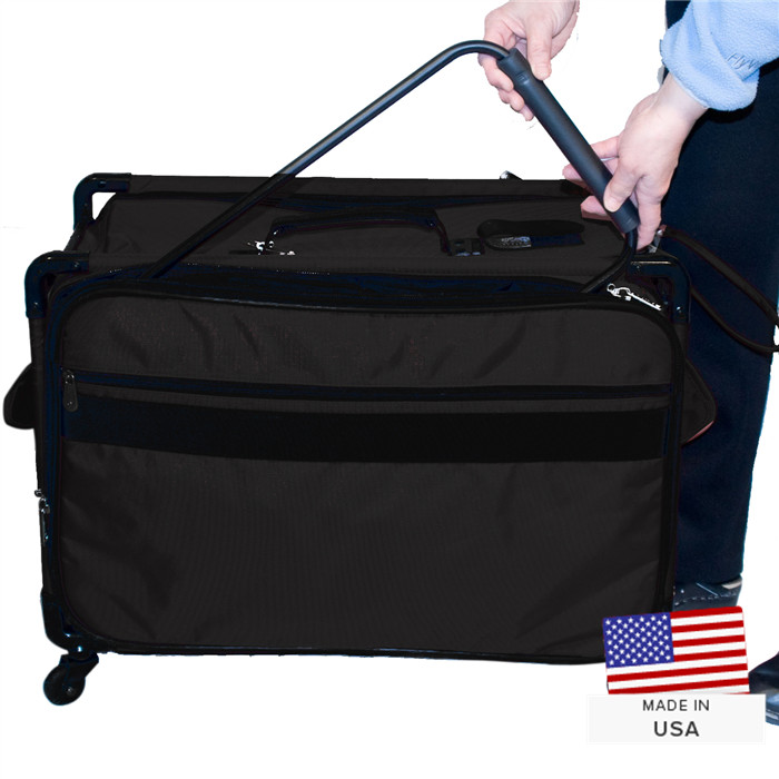 Valise à roulette Trolley grande noire Valise à roulette Trolley grande noire