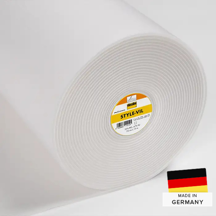 Vlieseline Style-Vil Blanc 72cm au mètre Vlieseline Style-Vil Blanc 72cm au mètre