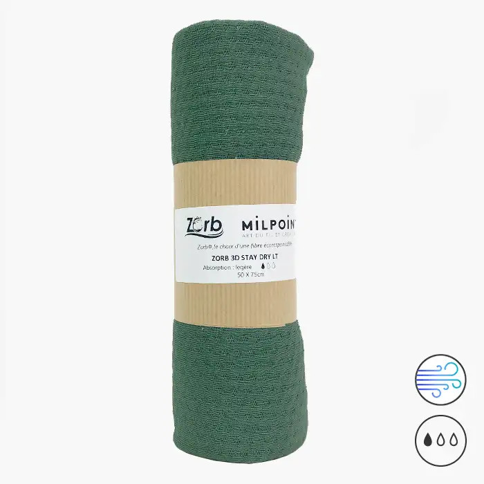 Zorb StayDry léger vert - Coupon 50x75cm Zorb StayDry léger vert - Coupon 50x75cm